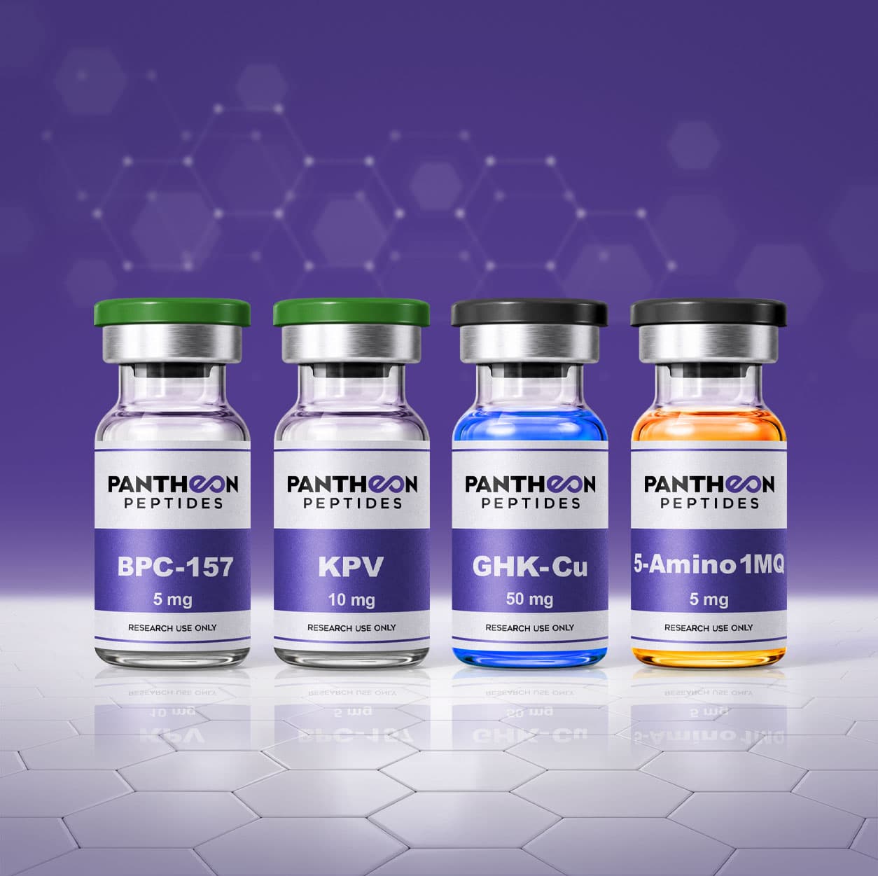 Klow+ Cycle - BPC-157, KPV, GHK-Cu, 5-Amino-1MQ